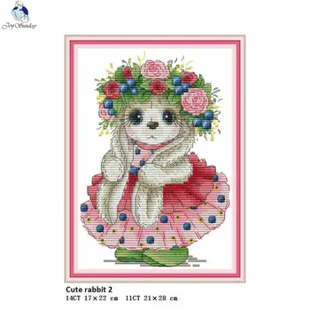 Cute Rabbit Painting Aida Canvas Chinese DIY Cross Stitch kits 14CT 11CT Cotton Fabric Embroidery Home Decor Factory Wholesale
Cute Rabbit Painting Aida Canvas Chinese DIY Cross Stitch kits 14CT 11CT Cotton Fabric Embroidery Home Decor Factory Wholesale
