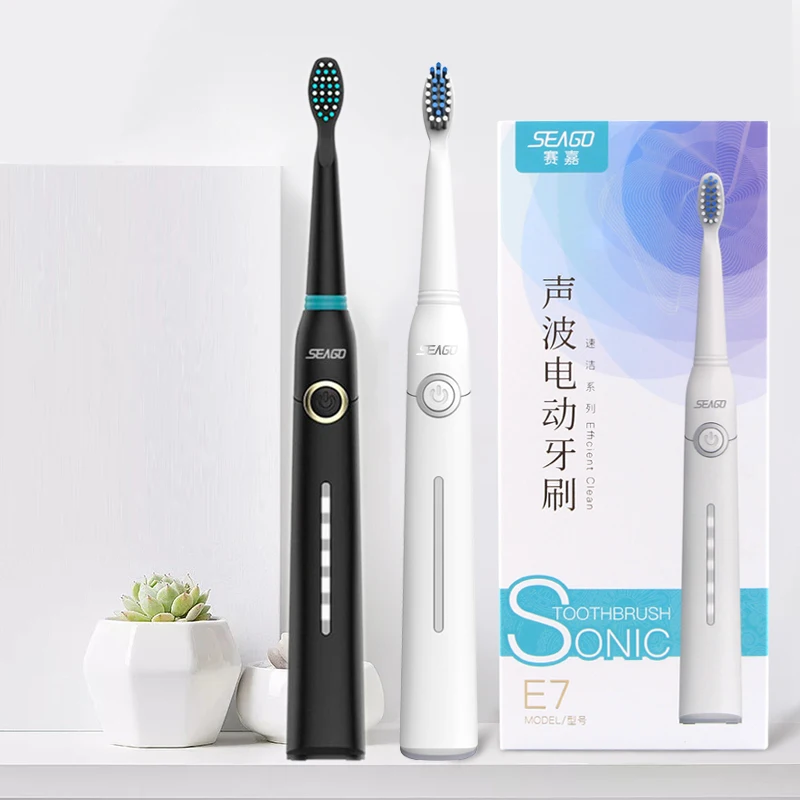 Electric Toothbrush Ultra Sonic Vibration Teeth Whitening Soft DuPont Displaying Brisltes 5 Modes Smart Timer Dental Care
Electric Toothbrush Ultra Sonic Vibration Teeth Whitening Soft DuPont Displaying Brisltes 5 Modes Smart Timer Dental Care