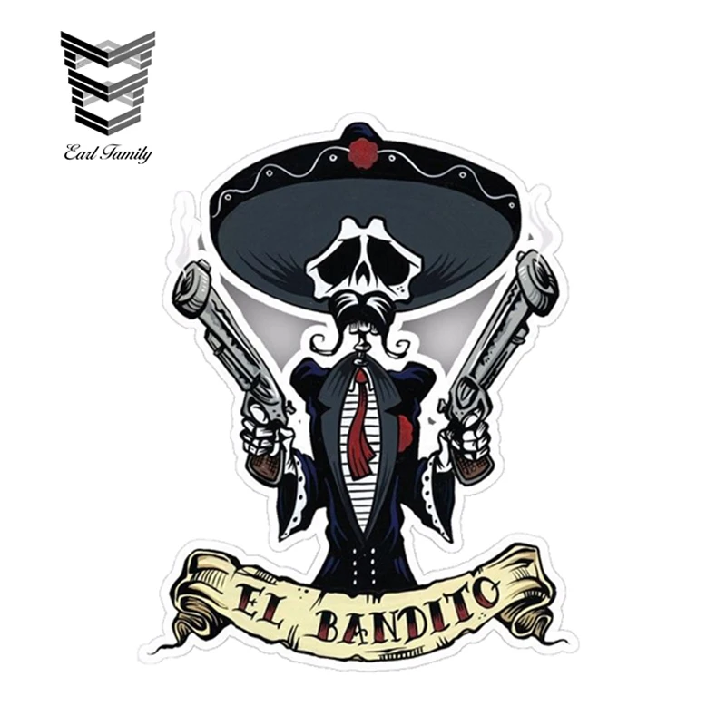 EARLFAMILY 13cm x 9.8cm Vinyl Stickers el bandito Guns Cool Auto Moto Car Van Bike Truck Tuning Funny Car Stickers Car Styling
EARLFAMILY 13cm x 9.8cm Vinyl Stickers el bandito Guns Cool Auto Moto Car Van Bike Truck Tuning Funny Car Stickers Car Styling