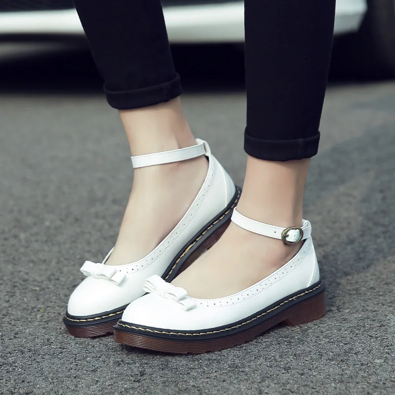 Spring Women's Fashion Flats Shoes Creepers Butterfly-Knot Breathable Leather Fabric Zapatos Mujer Solid Shoes Big Size SDL506 
Spring Women's Fashion Flats Shoes Creepers Butterfly-Knot Breathable Leather Fabric Zapatos Mujer Solid Shoes Big Size SDL506
