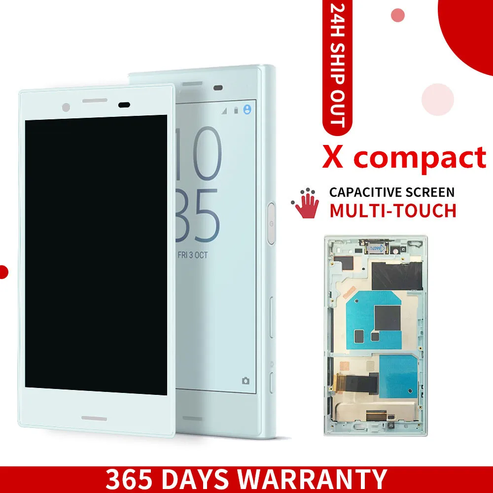 100% Tested Replacement For Sony Xperia X Compact X Mini F5321 Touch Screen Digitizer + LCD Display Monitor Panel Assembly
100% Tested Replacement For Sony Xperia X Compact X Mini F5321 Touch Screen Digitizer + LCD Display Monitor Panel Assembly