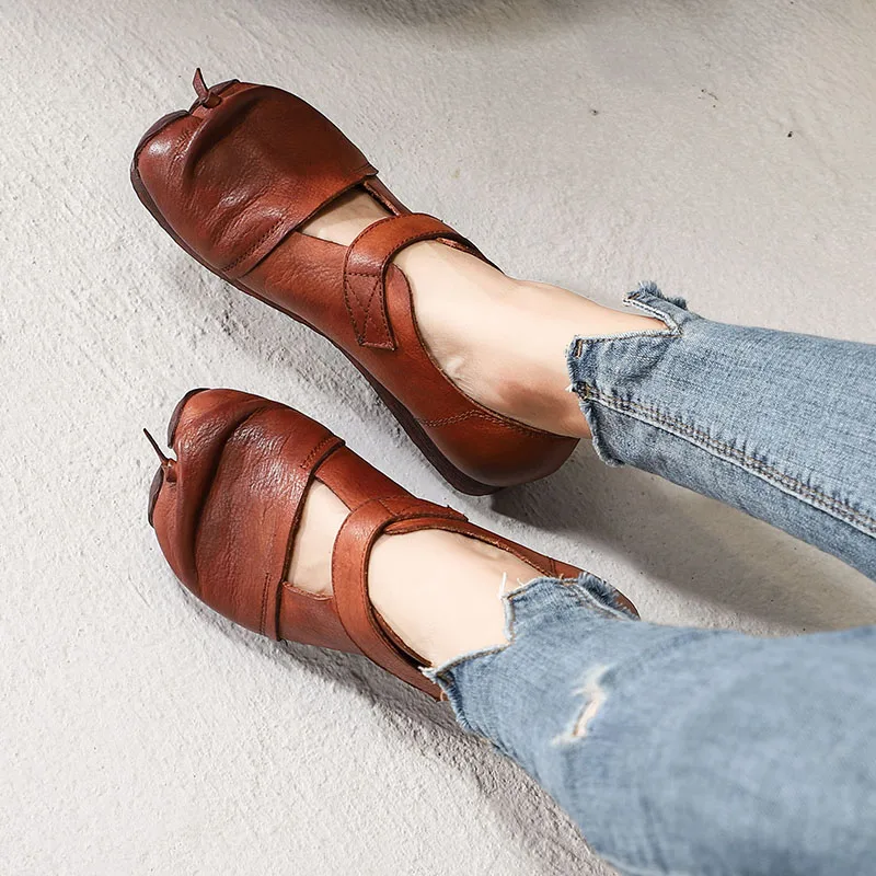 VALLU 2019 Spring New Female Footwear Women Flats Genuine Leather Shoes Solid Color Ladies Soft Comfortable Loafers
VALLU 2019 Spring New Female Footwear Women Flats Genuine Leather Shoes Solid Color Ladies Soft Comfortable Loafers