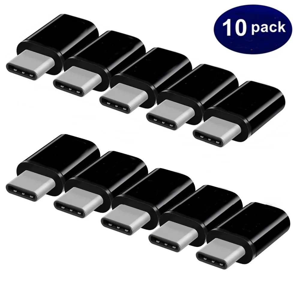 FULCOL USB C Adapter 10 Pack Type C Male to Micro Female Adapter OTG Type-C Converter For Macbook S8 Type-C Adapter For LG G5
FULCOL USB C Adapter 10 Pack Type C Male to Micro Female Adapter OTG Type-C Converter For Macbook S8 Type-C Adapter For LG G5