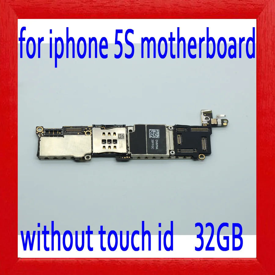 32gb for iphone 5S Motherboard with IOS System,100% Original unlocked for iphone 5S Mainboard without Touch ID by Free Shipping
32gb for iphone 5S Motherboard with IOS System,100% Original unlocked for iphone 5S Mainboard without Touch ID by Free Shipping