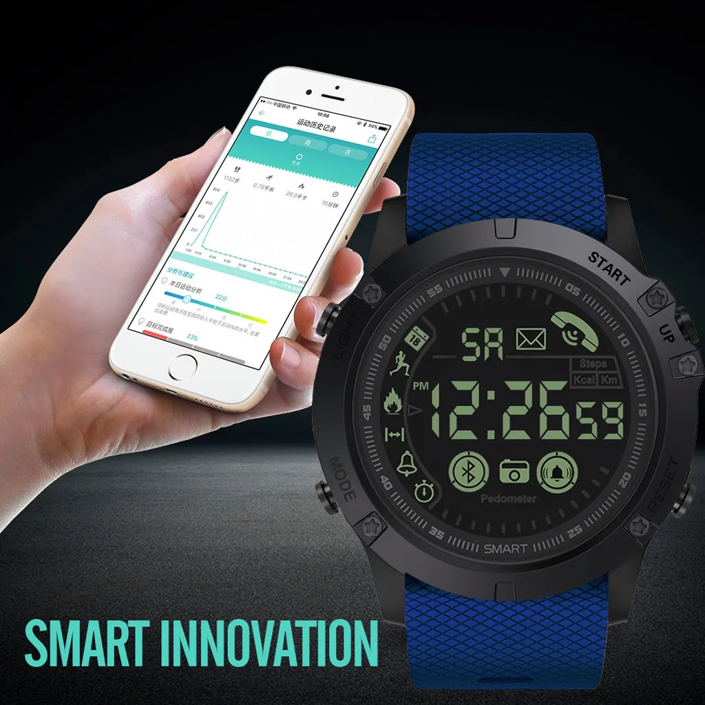 Flagship Rugged Smartwatch 33-month Standby Time 24h All-Weather Monitoring Electronic Watch fashion gif Men's watch Outdoor spo
Flagship Rugged Smartwatch 33-month Standby Time 24h All-Weather Monitoring Electronic Watch fashion gif Men's watch Outdoor spo