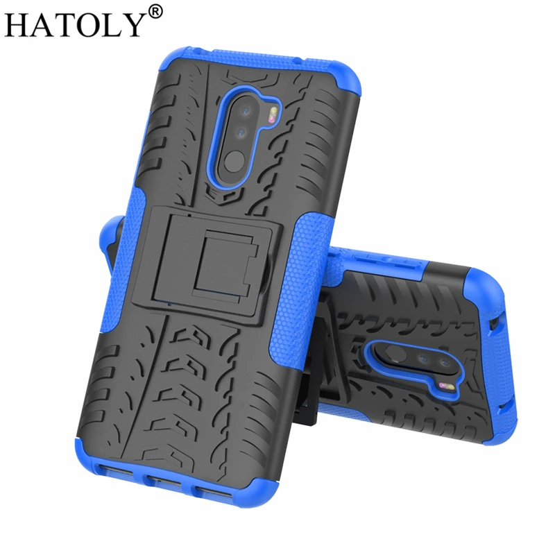 HATOLY For Cover Xiaomi Pocophone F1 Case Pocophone F1 Armor Silicone Hard Plastic Cases for Xiaomi Pocophone F1 with Holder
HATOLY For Cover Xiaomi Pocophone F1 Case Pocophone F1 Armor Silicone Hard Plastic Cases for Xiaomi Pocophone F1 with Holder