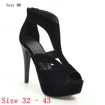 Women High Heel Sandals Shoes Woman High Heels Platform Gladiator Sandals Pumps Small Plus Size 32 33 - 40 41 42 43
Women High Heel Sandals Shoes Woman High Heels Platform Gladiator Sandals Pumps Small Plus Size 32 33 - 40 41 42 43