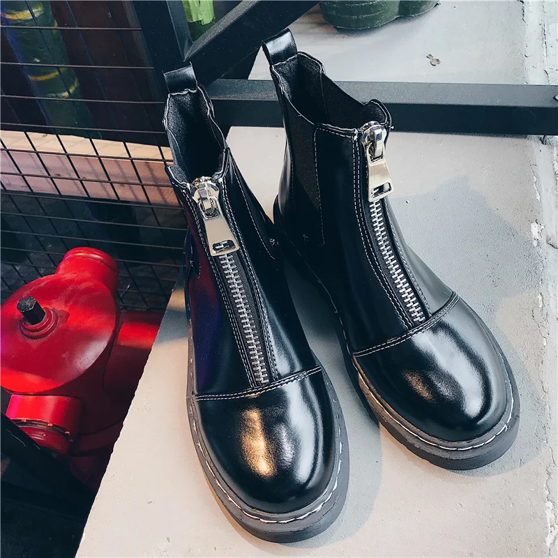 GOXPACER 2018 New Martin Boots British Style Boots Women Autumn Shoes Thick Heels Motorcycle Boots Shoes Round Toe All Match
GOXPACER 2018 New Martin Boots British Style Boots Women Autumn Shoes Thick Heels Motorcycle Boots Shoes Round Toe All Match