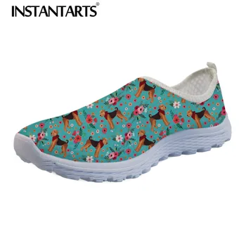 INSTANTARTS Fashion Women Summer Flats Shoes Breathable Mesh Sneakers Shoes Airedale Terrier Flower Print Female Loafers Shoes
INSTANTARTS Fashion Women Summer Flats Shoes Breathable Mesh Sneakers Shoes Airedale Terrier Flower Print Female Loafers Shoes