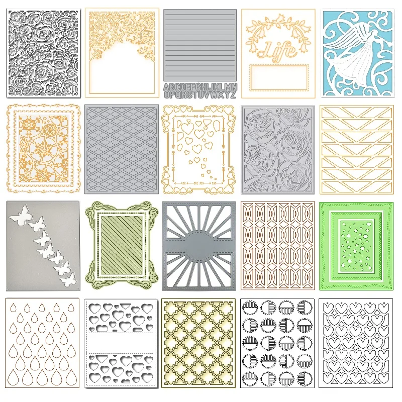 Different Background Metal Cutting Dies for Scrapbooking Die Cut 2019 New Arrival
Different Background Metal Cutting Dies for Scrapbooking Die Cut 2019 New Arrival