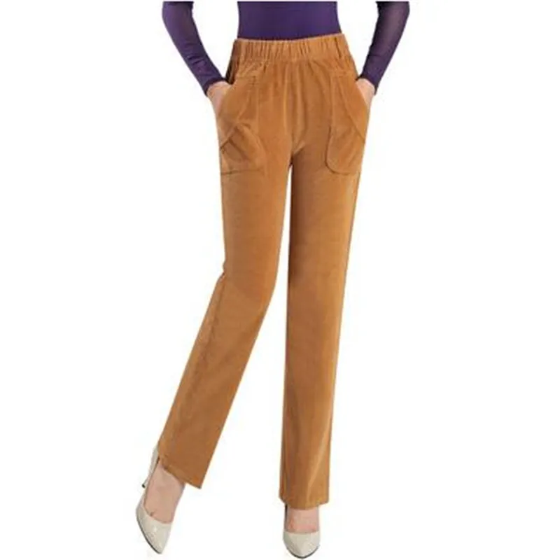 Fashion pants woman 2019 Womens pants large sizes 6XL high waist pants Fall / Winter Corduroy trousers cotton casual pants 4413
Fashion pants woman 2019 Womens pants large sizes 6XL high waist pants Fall / Winter Corduroy trousers cotton casual pants 4413