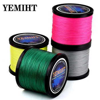 YEMIHT 1000M Super Strong PE Braided Fishing Line 4 Strands 10LB-120LB Japan Material Multifilament Fishing Line
YEMIHT 1000M Super Strong PE Braided Fishing Line 4 Strands 10LB-120LB Japan Material Multifilament Fishing Line