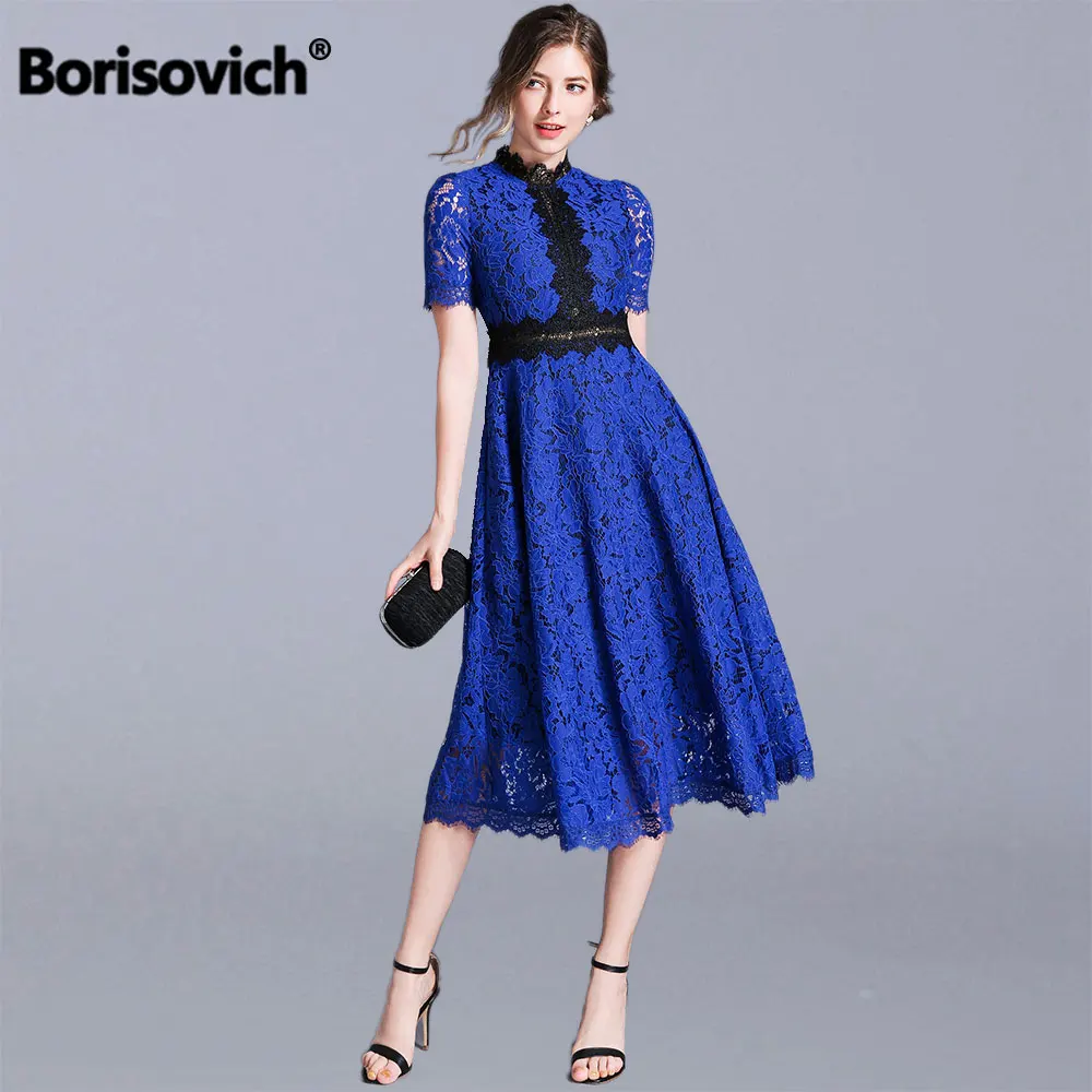 Borisovich Women Elegant Party Dress New 2019 Summer Fashion Big Swing A-line Hollow Out Lace Luxury Female Long Dresses N1375
Borisovich Women Elegant Party Dress New 2019 Summer Fashion Big Swing A-line Hollow Out Lace Luxury Female Long Dresses N1375