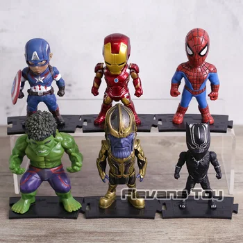 Avengers Infinity War PVC Figures Toy Captain America Spiderman Hulk Black Panther Thanos Iron Collectible Model Dolls Gift
Avengers Infinity War PVC Figures Toy Captain America Spiderman Hulk Black Panther Thanos Iron Collectible Model Dolls Gift