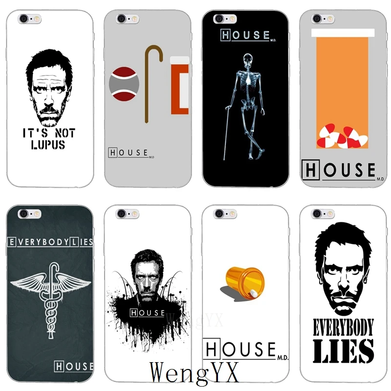 House MD everybody lies Posters slim Ultra Thin TPU Soft phone cover case For iPhone 4 4s 5 5s 5c SE 6 6s 7 8 plus X XR XS Max
House MD everybody lies Posters slim Ultra Thin TPU Soft phone cover case For iPhone 4 4s 5 5s 5c SE 6 6s 7 8 plus X XR XS Max