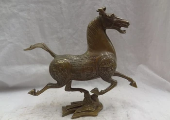 song voge gem S2613 10" Chinese Bronze Carved Animals FengShui Tang Horse On Flying Swallow Statue
song voge gem S2613 10" Chinese Bronze Carved Animals FengShui Tang Horse On Flying Swallow Statue