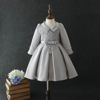 Spring Gray Dress Girls Elegant 2020 Full Sleeve Flower Girl Vestido Princesa 3 4 6 8 10 12 Years Old Girls Clothes 185010
Spring Gray Dress Girls Elegant 2020 Full Sleeve Flower Girl Vestido Princesa 3 4 6 8 10 12 Years Old Girls Clothes 185010