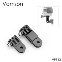 Vamson for Go Pro 5 Accessories Long Short Adjust Arm Straight Joints Mount For Gopro Hero 6 5 4 session 3+ VP113 image