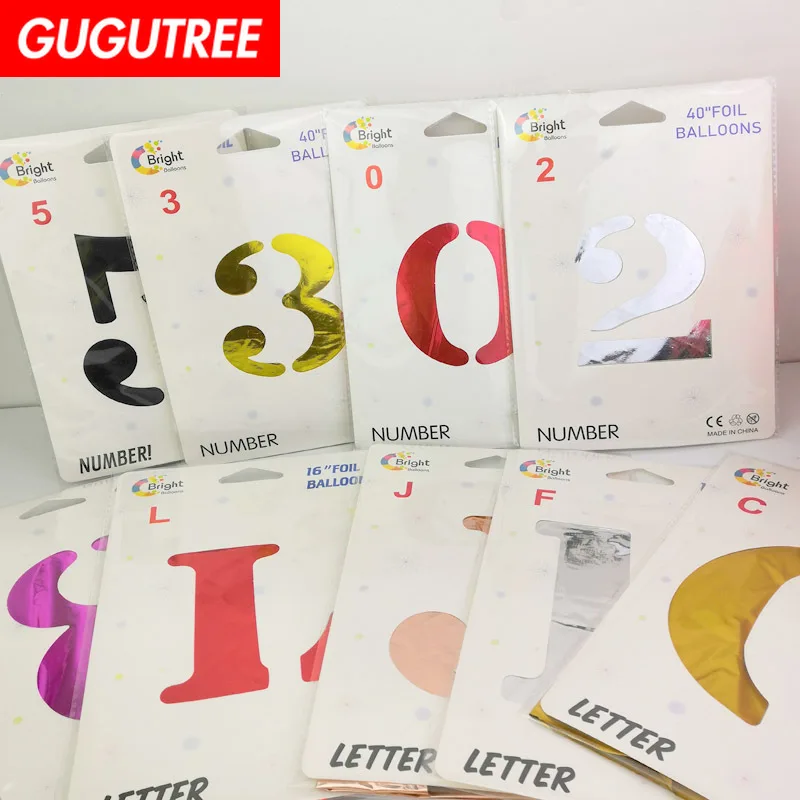 GUGUTREE PARTY 16inch 32inch 40inch number letter foil ballon wedding event christmas halloween festival birthday party PD-103
GUGUTREE PARTY 16inch 32inch 40inch number letter foil ballon wedding event christmas halloween festival birthday party PD-103