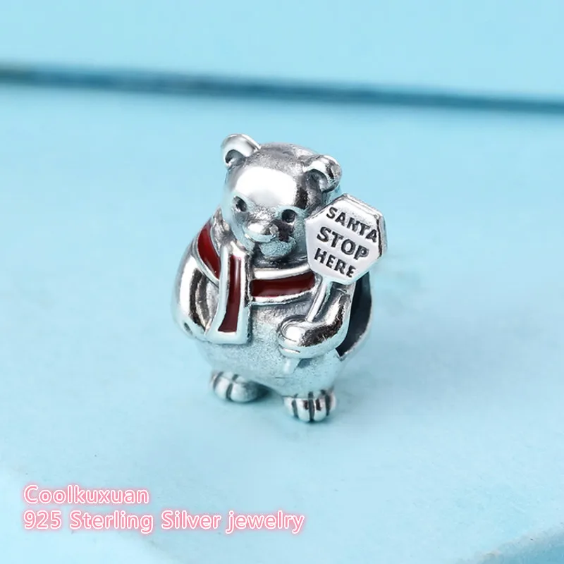 2018 Winter Original 925 Sterling Silver Christmas Polar Bear Charm, Berry Red Enamel Beads Fit Pandora Charms Bracelet Diy
2018 Winter Original 925 Sterling Silver Christmas Polar Bear Charm, Berry Red Enamel Beads Fit Pandora Charms Bracelet Diy