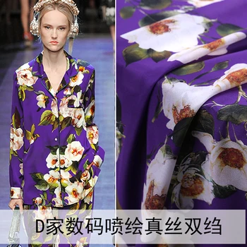 Brandy printing silk crepe de chine fabric14 mmi printing micro-transparent clothing dress silk fabric wholesale silk cloth
Brandy printing silk crepe de chine fabric14 mmi printing micro-transparent clothing dress silk fabric wholesale silk cloth