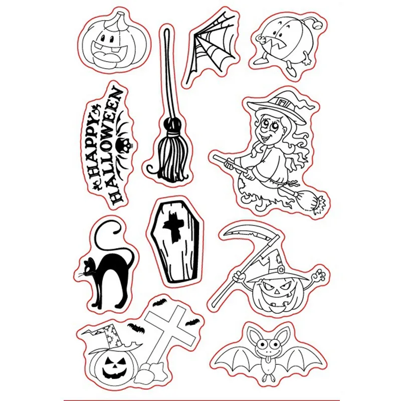 Happy Howlloween Witch Pumpkin Transparent Rubber Clear Stamp/Seal Scrapbook/Photo DIY Album Decorative Card Making Clear Stamps
Happy Howlloween Witch Pumpkin Transparent Rubber Clear Stamp/Seal Scrapbook/Photo DIY Album Decorative Card Making Clear Stamps