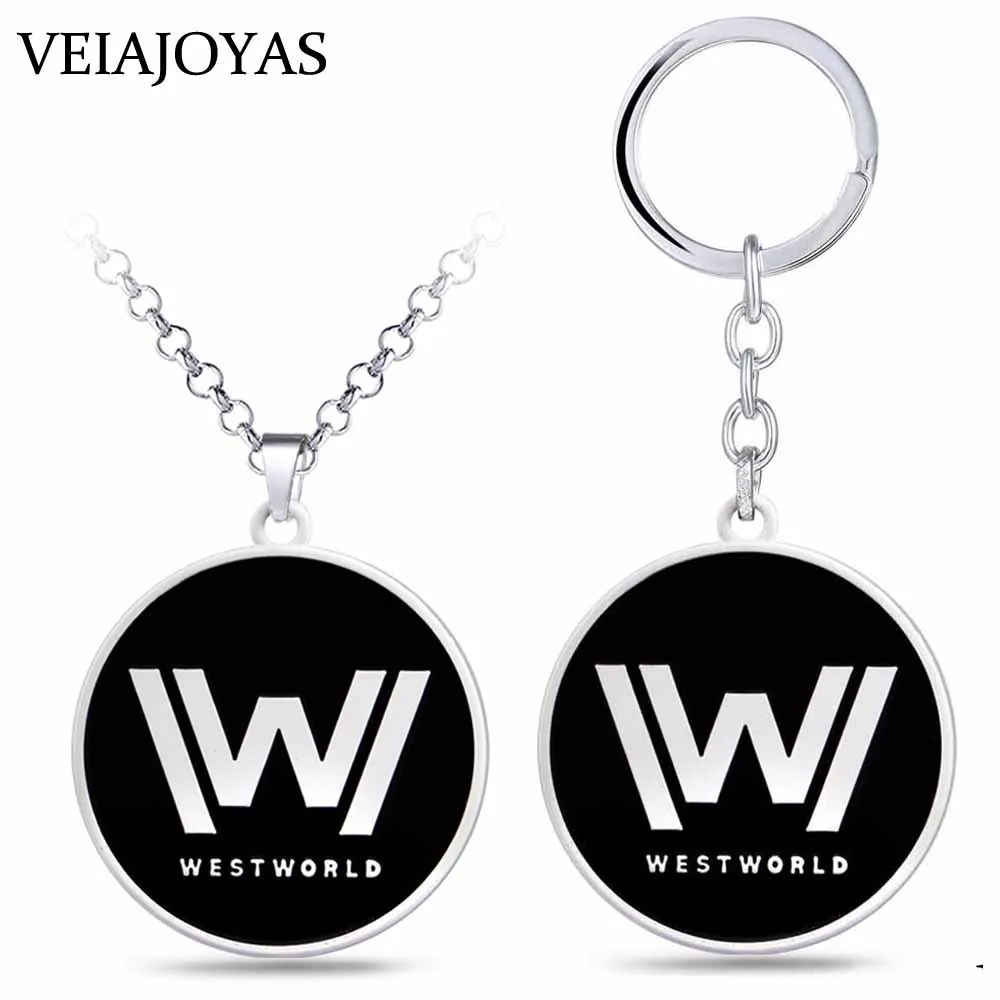 TV Westworld Logo Pendant Necklace West World Metal Keychain Fashion Link Chain Necklaces Charm Gifts Choker Women Men Jewelry
TV Westworld Logo Pendant Necklace West World Metal Keychain Fashion Link Chain Necklaces Charm Gifts Choker Women Men Jewelry