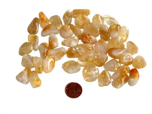 45-55 pcs A grade CITRINE Quartz Tumbled 1/4 lb bulk stone golden yellow crystal
45-55 pcs A grade CITRINE Quartz Tumbled 1/4 lb bulk stone golden yellow crystal