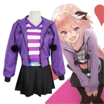 Coshome Fate Apocrypha Astolfo Cosplay Costume Purple Jacket Women Spring Coat Girls Casual Suit Halloween Party Carnival Outfit
Coshome Fate Apocrypha Astolfo Cosplay Costume Purple Jacket Women Spring Coat Girls Casual Suit Halloween Party Carnival Outfit