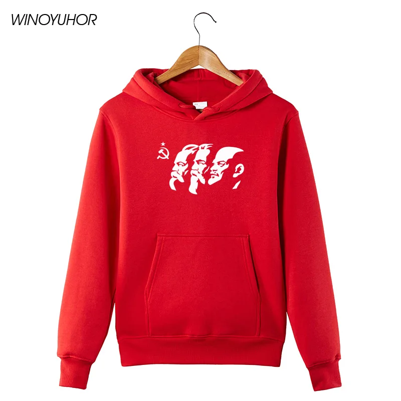 The Soviet Union The Great Communist Lenin Marx Engels Men's Long Sleeve Hoodies USSR CCCP Communism Sweatshirts Tops Winter
The Soviet Union The Great Communist Lenin Marx Engels Men's Long Sleeve Hoodies USSR CCCP Communism Sweatshirts Tops Winter