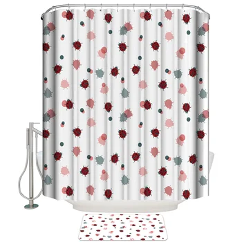 White seven-spot ladybug Shower Curtain Bath Sets With Rugs Shower Curtain Doormat Sets 2 Piece Bathroom Set Bathroom Decor Set
White seven-spot ladybug Shower Curtain Bath Sets With Rugs Shower Curtain Doormat Sets 2 Piece Bathroom Set Bathroom Decor Set
