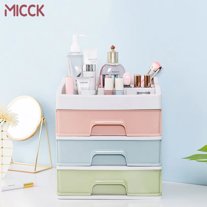 MICCK Makeup Organizer Box Jewelry Necklace Nail Polish Earring Plastic Makeup Box Desktop Organizer For Cosmetics Storage Box
MICCK Makeup Organizer Box Jewelry Necklace Nail Polish Earring Plastic Makeup Box Desktop Organizer For Cosmetics Storage Box