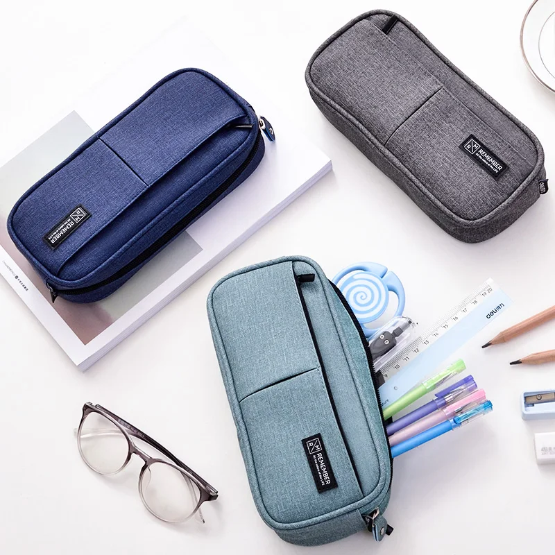 Student Big Canvas Zipper Pencilcase Large School Pencilcase Simple Pen Bag Pouch Children School Stationery C15 D20
Student Big Canvas Zipper Pencilcase Large School Pencilcase Simple Pen Bag Pouch Children School Stationery C15 D20
