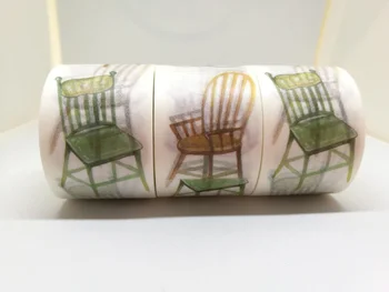 3cm*7m Cute chair washi tape Adhesive Tape DIY decoration Scrapbooking Sticker Label Masking Tape School Office Supply
3cm*7m Cute chair washi tape Adhesive Tape DIY decoration Scrapbooking Sticker Label Masking Tape School Office Supply