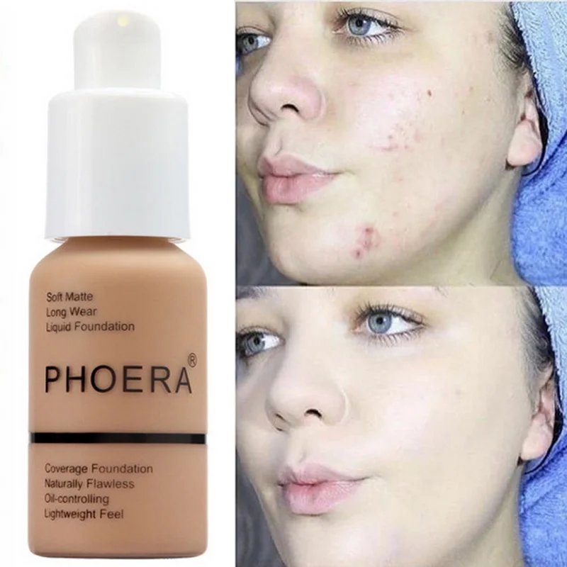 30ml Foundation Matte Long Lasting Oil Control Concealer Liquid Foundation Cream Womens Makeup Cosmetic
30ml Foundation Matte Long Lasting Oil Control Concealer Liquid Foundation Cream Womens Makeup Cosmetic