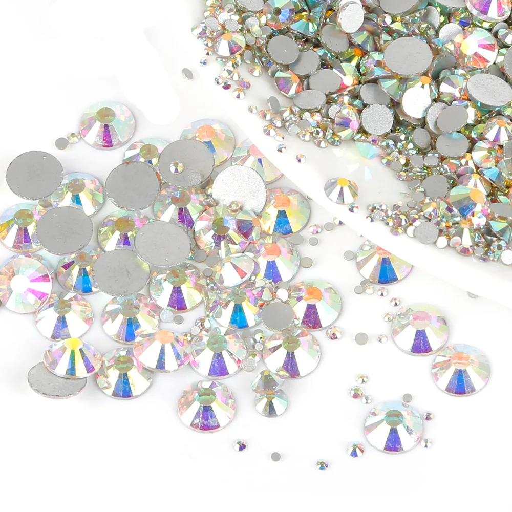 Glitter Rhinestones Crystal AB SS3-SS40 Non Hot Fix FlatBack Strass Rhinestone Nail Art DIY Craft Scrapbook Decoration
Glitter Rhinestones Crystal AB SS3-SS40 Non Hot Fix FlatBack Strass Rhinestone Nail Art DIY Craft Scrapbook Decoration