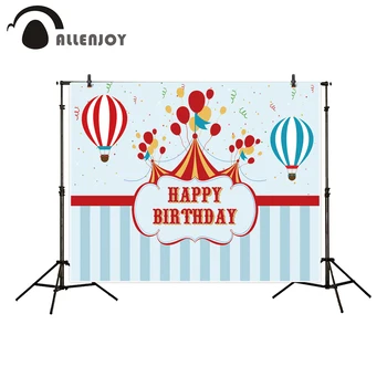 Allenjoy kids background for photography Hot air balloons circus tent happy birthday backdrop newborn photo studio photocall
Allenjoy kids background for photography Hot air balloons circus tent happy birthday backdrop newborn photo studio photocall