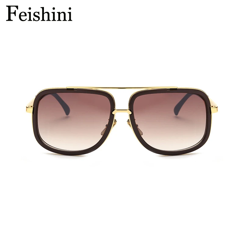 FEISHINI b1828 Shop Counters Copper Big Shield Sunglasses Men Mirror UV400 Classic Brand Designer Unisex Sunglass For Women 2017
FEISHINI b1828 Shop Counters Copper Big Shield Sunglasses Men Mirror UV400 Classic Brand Designer Unisex Sunglass For Women 2017
