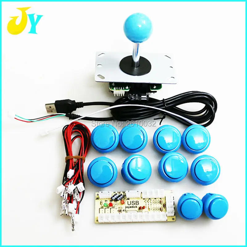 Arcade Joystick Kit USB Zero Delay Arcade DIY Kit USB Encoder To PC one Player Arcade Joystick + Push Buttons For Arcade Mame
Arcade Joystick Kit USB Zero Delay Arcade DIY Kit USB Encoder To PC one Player Arcade Joystick + Push Buttons For Arcade Mame