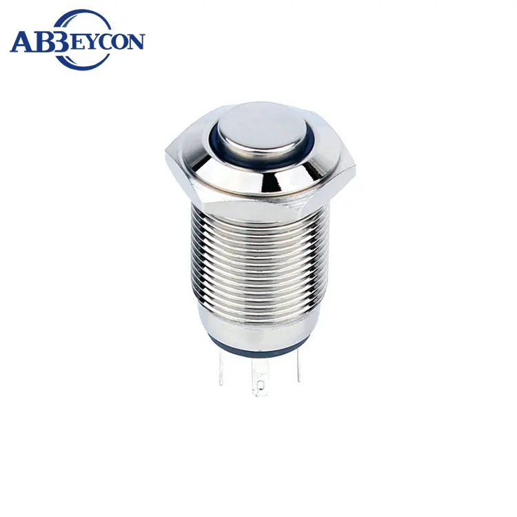 TY 1632Z Metal Shell 16mm Push Button Waterproof Switch Pin Terminal High Round Self-locking 1NO1NC Non-illuminated Button
TY 1632Z Metal Shell 16mm Push Button Waterproof Switch Pin Terminal High Round Self-locking 1NO1NC Non-illuminated Button