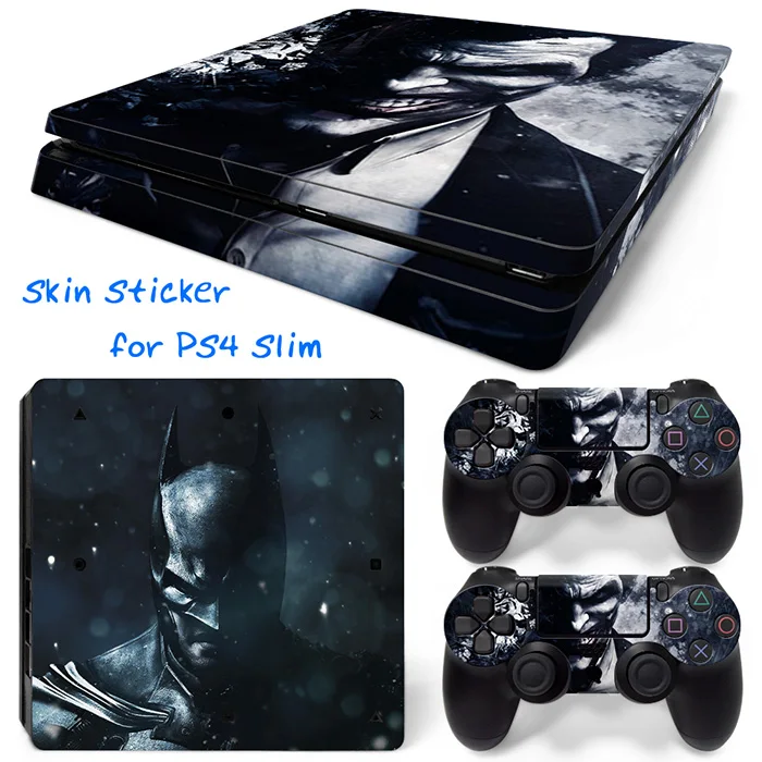 OSTSTICKER PVC Decals Cover Vinyl Skins Stickers for PS4 Slim Console and Controller free shipping | Электроника