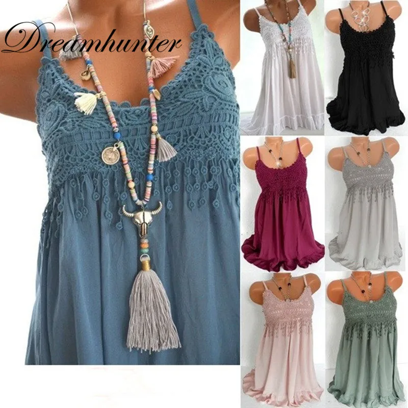Plus Size S-5XL Women Beach Dress Casual Dresses Sexy Vest Dress Summer Fashion Sleeveless Top Lace Tank Shirt Blouse 7 Colors
Plus Size S-5XL Women Beach Dress Casual Dresses Sexy Vest Dress Summer Fashion Sleeveless Top Lace Tank Shirt Blouse 7 Colors