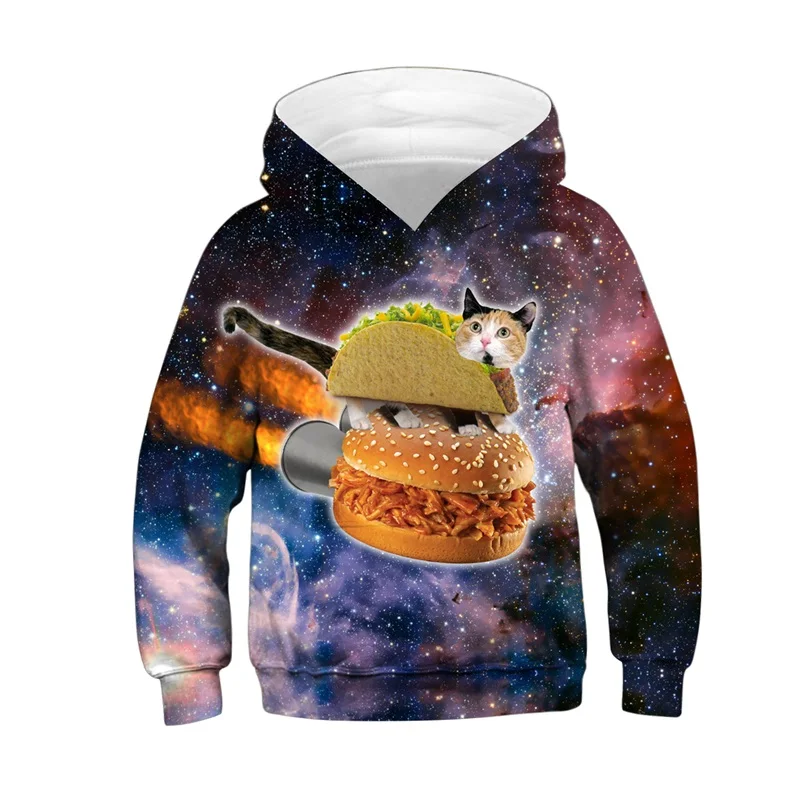 Raisevern 2018 Children 3D Hooded Sweatshirt Space Colorful Galaxy Lovely Cat Food Hamburger Printed Boys Girls Hoodie Kids Tops
Raisevern 2018 Children 3D Hooded Sweatshirt Space Colorful Galaxy Lovely Cat Food Hamburger Printed Boys Girls Hoodie Kids Tops