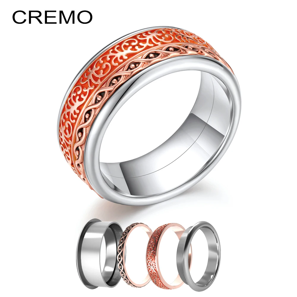 Эмалированные Медные кольца Cremo коллекция из нержавеющей стали для смешивания и