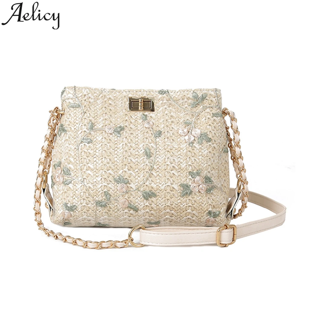 Aelicy New Brand Ladies Beach Lace Embroidered Decorative Retro Summer Knit Shoulder Bag Ladies Beach Bag Bohemian Tote
Aelicy New Brand Ladies Beach Lace Embroidered Decorative Retro Summer Knit Shoulder Bag Ladies Beach Bag Bohemian Tote