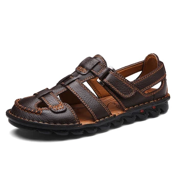 Brand Mens Summer Breathable Sandals Genuine Leather Beach Shoes Casual Non-slip Slippers High Quality Loafers 5 orders
Brand Mens Summer Breathable Sandals Genuine Leather Beach Shoes Casual Non-slip Slippers High Quality Loafers 5 orders