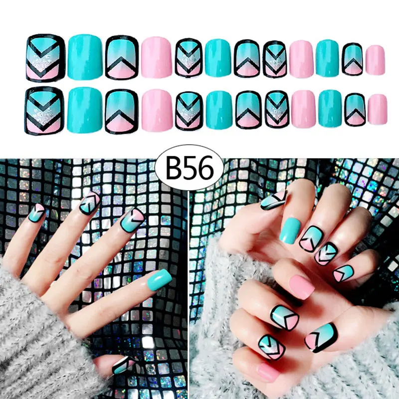 2018 New Hot 24 Pcs/Set Women Lady 3D Fake Nails Middle-Long Full Wrapped Tips Bride Artificial False Nail With Glue
2018 New Hot 24 Pcs/Set Women Lady 3D Fake Nails Middle-Long Full Wrapped Tips Bride Artificial False Nail With Glue