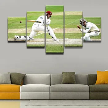 Modern Wall Art Modular Pictures For Living Room Decorative Painting 5 Panels Sports Cricket Poster Canvas HD Print Painting
Modern Wall Art Modular Pictures For Living Room Decorative Painting 5 Panels Sports Cricket Poster Canvas HD Print Painting