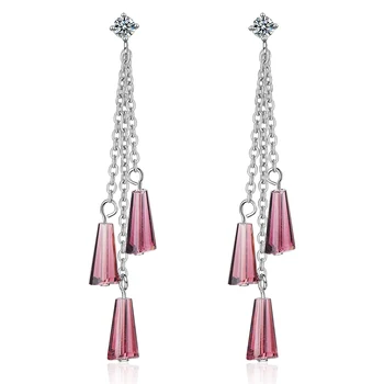 XIYANIKE 925 Sterling Silver Exquisite Crystal Earring Fashion Long Earring For Women Engagement Party Jewelry Gift New VES7190
XIYANIKE 925 Sterling Silver Exquisite Crystal Earring Fashion Long Earring For Women Engagement Party Jewelry Gift New VES7190