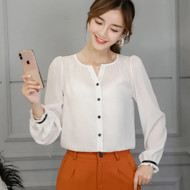 2019 Free Shipping Women Summer Solid Color Blouse Korean Fashion Plus Size Office Lady Button Solid V Neck Sexy Korean Blouse
2019 Free Shipping Women Summer Solid Color Blouse Korean Fashion Plus Size Office Lady Button Solid V Neck Sexy Korean Blouse